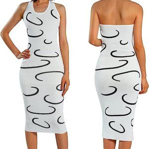 Women Summer Knit Halter Sleeveless